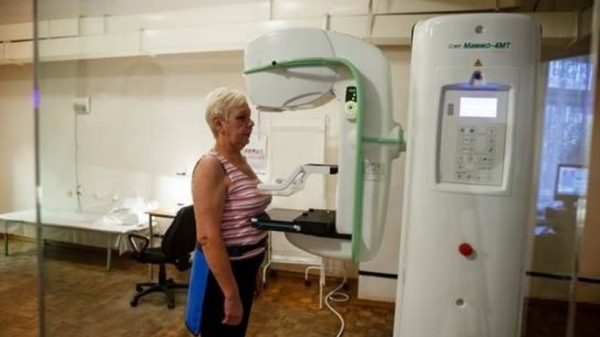 Маммологическое обследование пройдут несколько десятков женщин на акции в Химках в пятницу