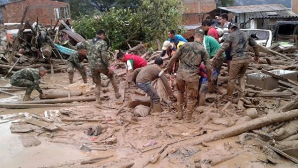 В Колумбии число погибших при сходе селевого потока превысило 150 человек