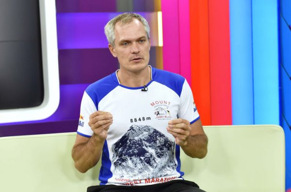 Известный в Химках ультрамарафонец Дмитрий Ерохин готовится установить рекорд