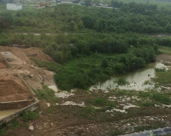 Минэкологии расследует загрязнение сточными водами земельного участка в Ленинском районе