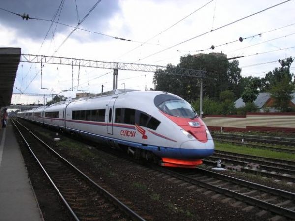 Скоростной поезд "Сапсан" будет останавливаться на проектном ТПУ "Химки-2"
