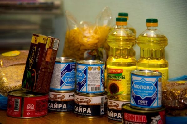 В рамках акции «Добрая покупка» в Химках собрали 600 кг продуктов 