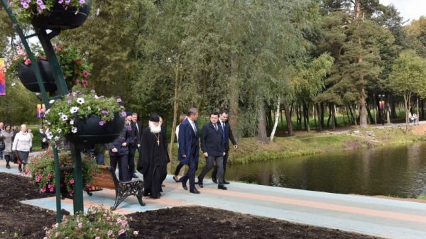 Губернатор отметил высокий уровень благоустройства «Ивановских прудов» в Красногорске