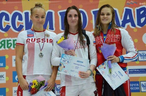 Чемпионат России по плаванию: у подмосковной спортсменки бронзовая медаль