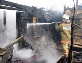Пожар в бане в микрорайоне Подрезково