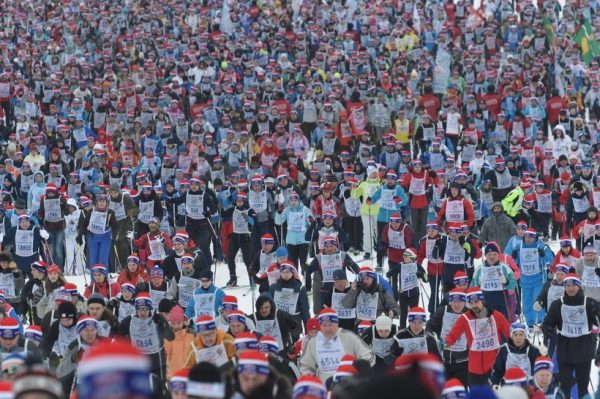 15 тыс.человек вышли на старт «Лыжни России – 2018» в Химках