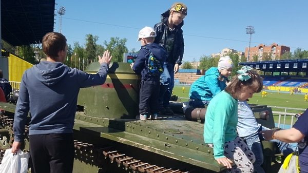 Танк-амфибию Т-38 представили на выставке военной техники в Красногорске