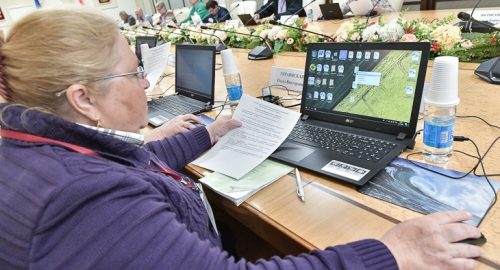 В Мособлдуме прошёл финал Чемпионата по компьютерному многоборью среди пенсионеров Московской области