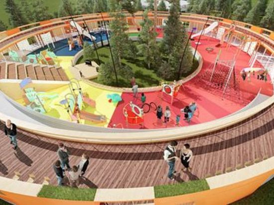 В Рошале построят необычную детскую площадку с мини-лесом в середине
