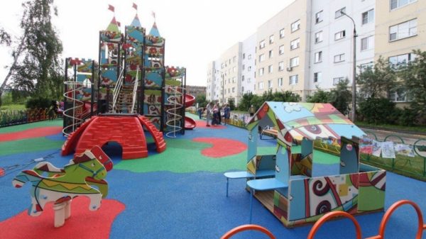 Новую детскую площадку открыли в поселении Щелковского района