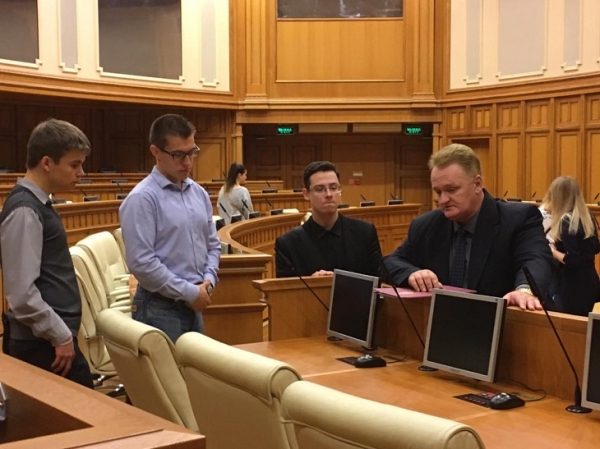 В Мособлдуме прошёл парламентский урок для студентов бизнес колледжа из Наро-Фоминска