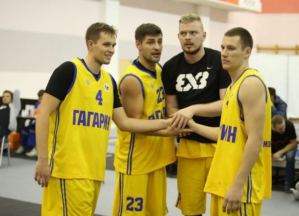 Химкинский «Гагарин» выиграл 1-й этап чемпионата России по баскетболу 3х3