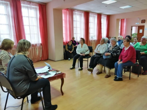 Химкинские сторонники провели профилактическую беседу с отдыхающими «Комплексного центра социального обслуживания и реабилитации" Химкинский»