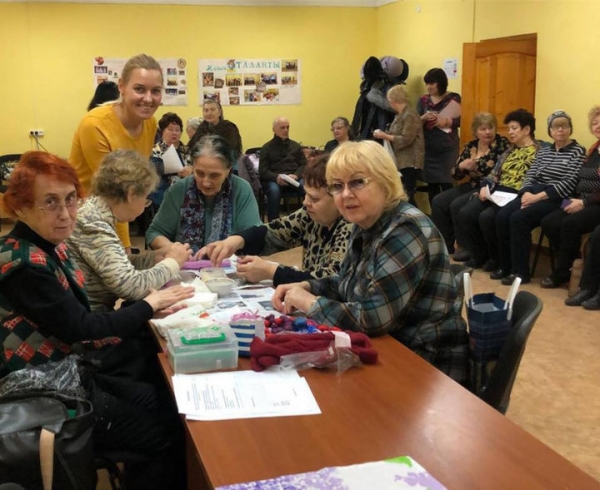 Бесплатный кружок по рукоделию организовала в Химках секретарь первичного отделения Надежда Рудакова