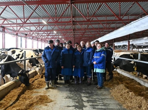 Фотоотчёт с открытия нового молочного комплекса холдинга "ОСП Агро»