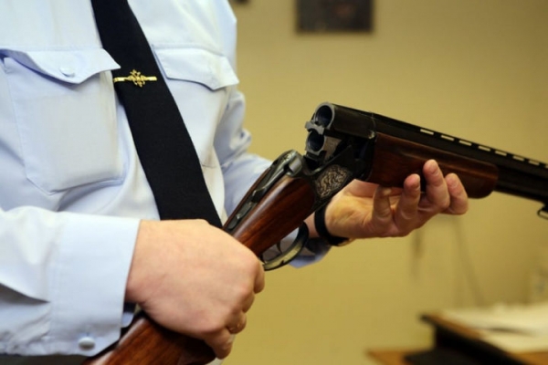 Полицейские в Химках задержали подозреваемого в незаконном хранении арсенала оружия