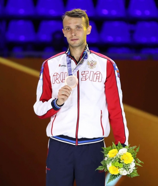 Дмитрий Жеребченко вошёл в тройку лучших рапиристов на чемпионате мира по фехтованию