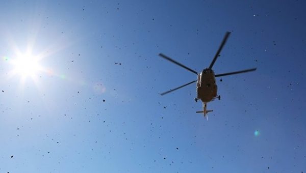В Казахстане спасатели ищут пропавший вертолет с пассажирами на борту