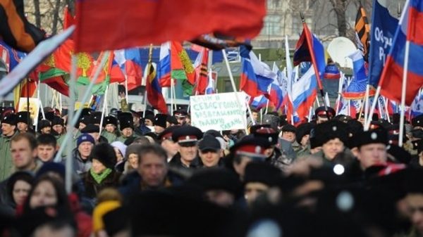 Свыше 6,5 тыс. человек отпраздновали в Одинцове трехлетие воссоединения Крыма с Россией