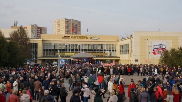 Порядка 7,5 тыс. человек пришли на антитеррористическую акцию в Подольске