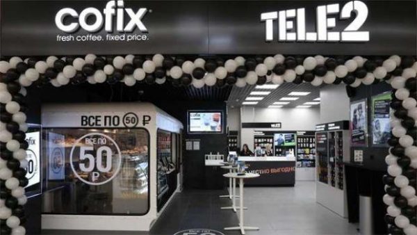 Tele2 и Cofix открывают первую в России digital-кофейню в Мега Химки