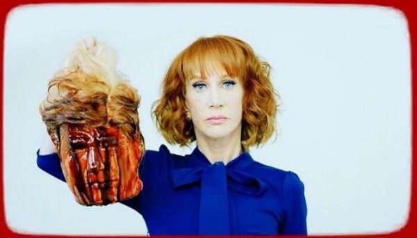 Фотография Кэти Гриффин с окровавленной головой Трампа вызвала скандал