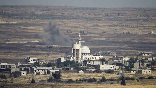 Контролируемые Израилем Голаны подверглись случайному обстрелу из Сирии