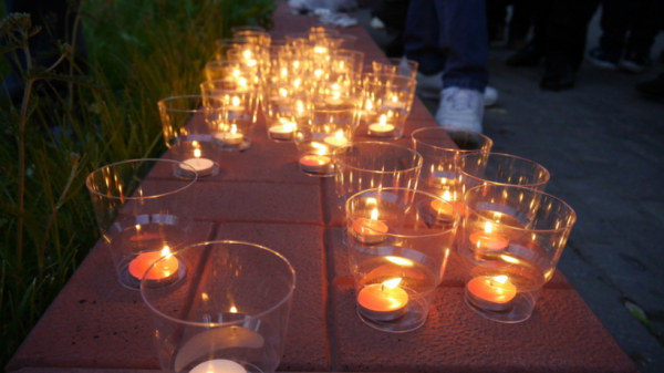 Жители Люберец зажгли свечи в память о погибших в Великой Отечественной войне
