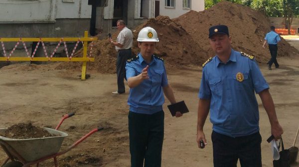 Инспекторы Главгосстройнадзора проверили ход строительства детсада в Балашихе