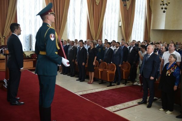 Станислав Каторов официально вступил в должность главы <span id=