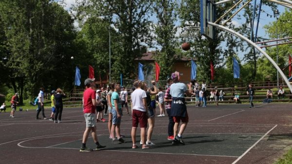Детскую спортивную площадку открыли в Голицыне Одинцовского района