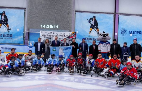 В Одинцово открылась первая детская следж-хоккейная школа «Умка»