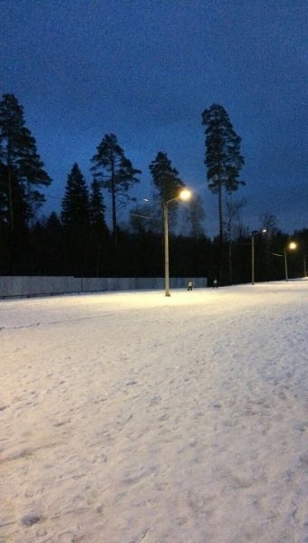 В Московской области построена современная система освещения на лыжной трассе
