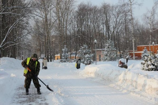 Более 6,6 тысяч коммунальщиков задействованы в уборке снега в населенных пунктах Московской области 