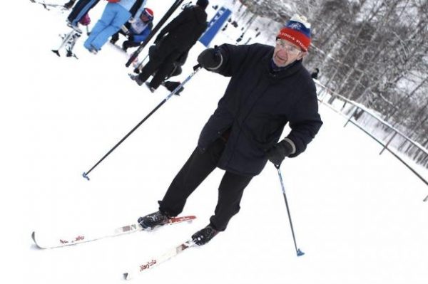 Самому возрастному участнику «Лыжни России» в Химках исполнилось 84 года