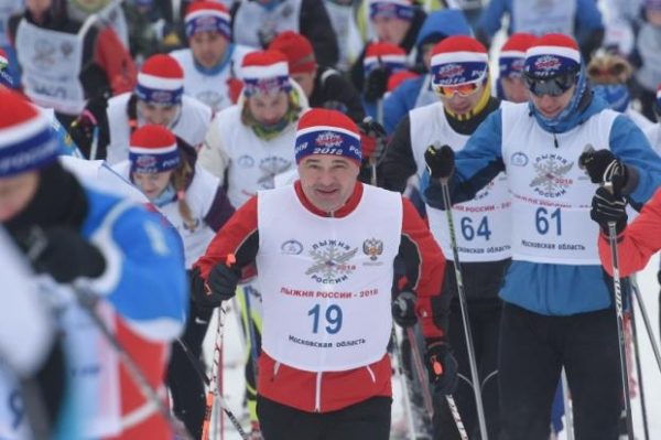 Андрей Воробьев принял участие во Всероссийской гонке «Лыжня России – 2018»