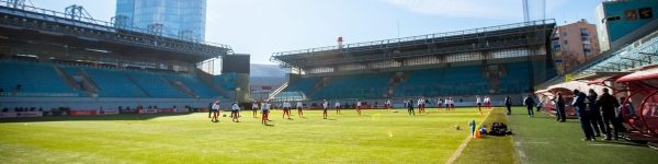 Сборная России по футболу тренируется на «Арене Химки»
 