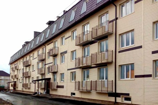 Жилой дом на 80 квартир построили в поселке Решетниково городского округа <span id=