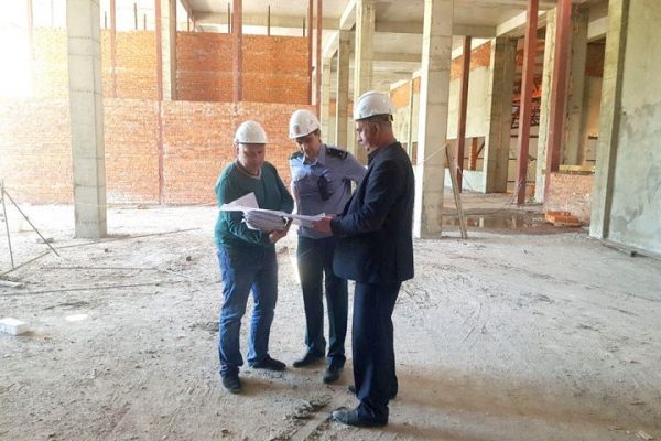 Ход строительства ФОКа в Красногорске на проверке Главгосстройнадзора