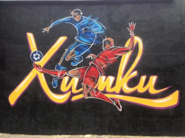 Футбольное граффити появилось в Химках 