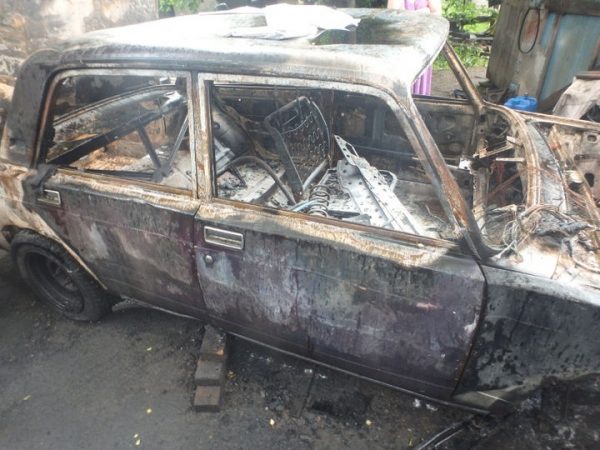  Жители Фирсановки хотели улучшить свой автомобиль, а он сгорел