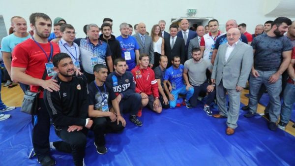 Губернатор поприветствовал участников чемпионата России по спортивной борьбе в Одинцове