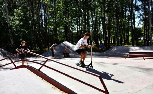 Современная скейт-площадка появится в парке Химок 