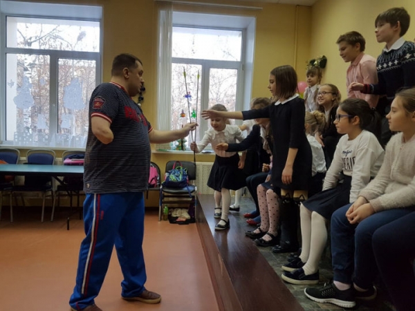 Региональный координатор проекта Михаил Диктованный провел «Урок доброты» в школе искусств Химок