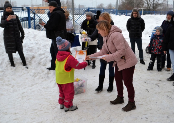 Лыжный праздник для воспитанников детского сада «Калейдоскоп» при поддержке местного отделения Партии состоялся в Химках
