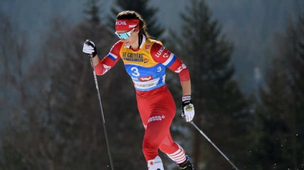 Наталья Непряева завоевала бронзовую медаль в спринте