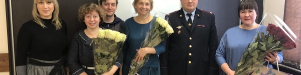 В Химках поздравили вдов и матерей погибших сотрудников УМВД с 8 марта
 