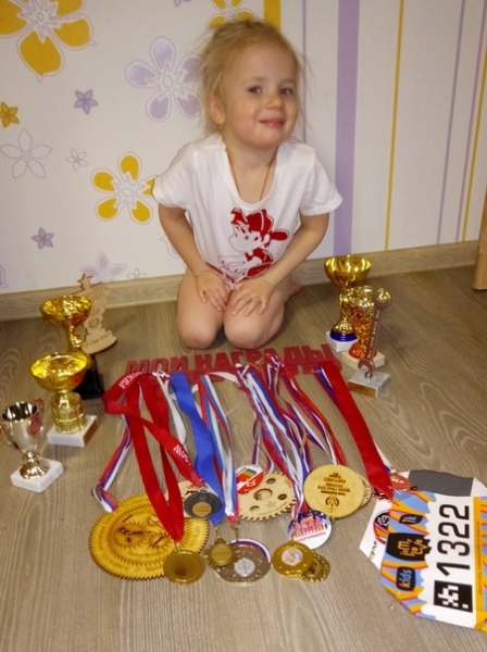 Четырёхлетняя химчанка Виктория Черняк попала в Книгу рекордов России?