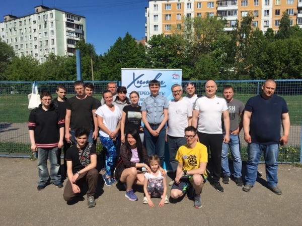 Химкинские единороссы провели тренировку по бегу в рамках партийных проектов
