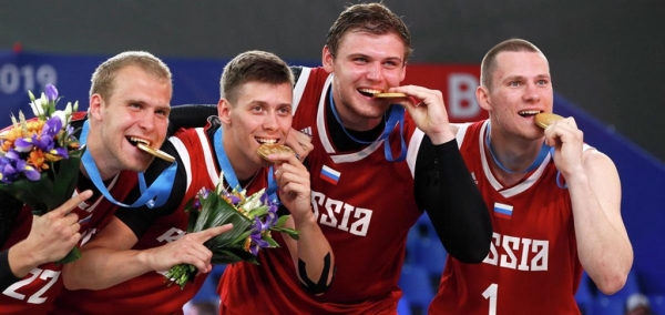 Химчане в составе сборной России по баскетболу 3х3 стали чемпионами Европейских игр